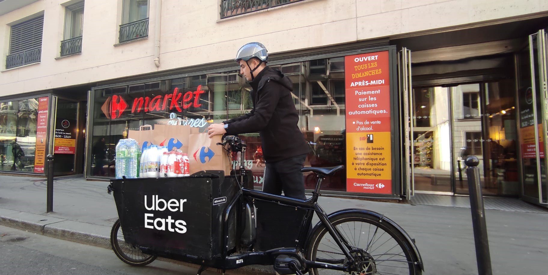 Uber eats de store bike